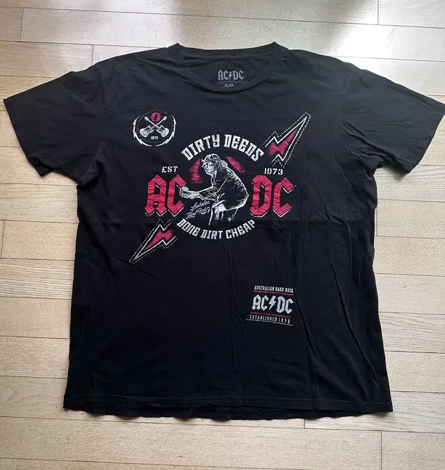 Acdc 오리지널 티셔츠 XL 105-110