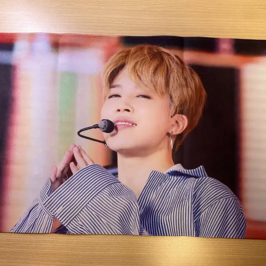 방탄 지민 반사슬로건 판매합니당 비공굿 슬로건