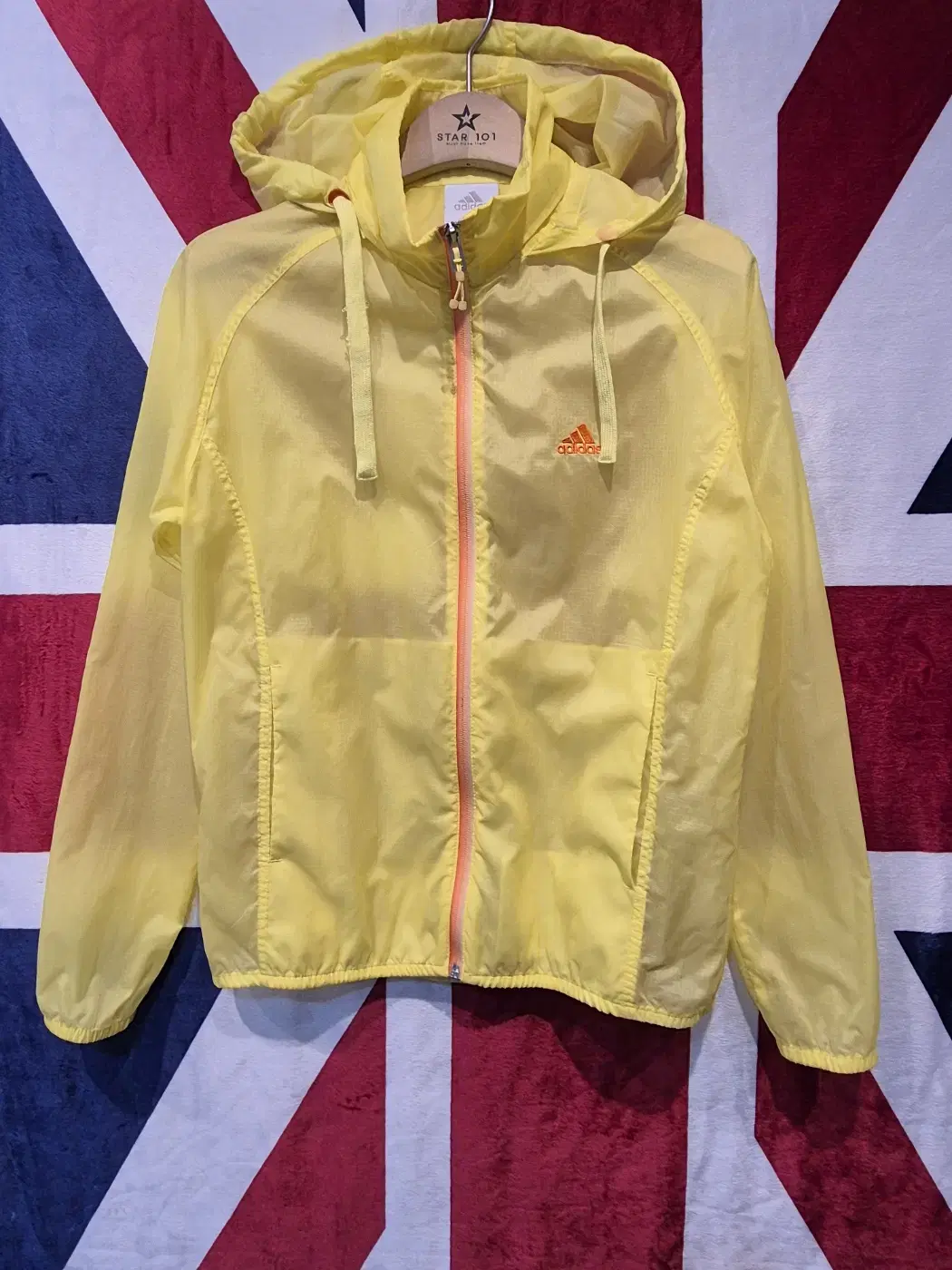 [Female 85] Adidas yeoreum Rain Jacket Lemon