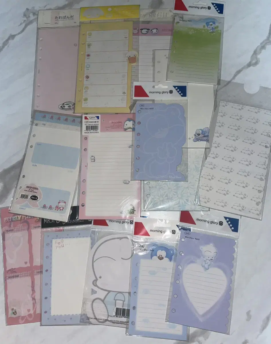 Sell 15 classic diary 5 hole 6 hole lined papers (A6,A7) in bulk