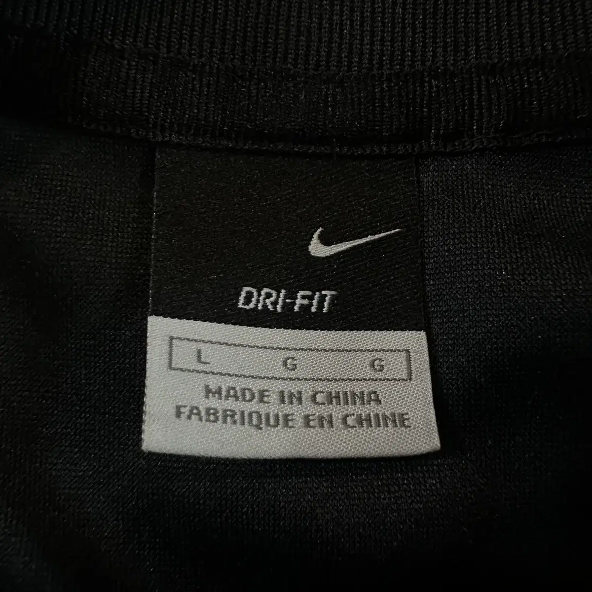 [L] 00s 나이키 NIKE 올드스쿨 드라이핏 기능성 맨투맨 블랙