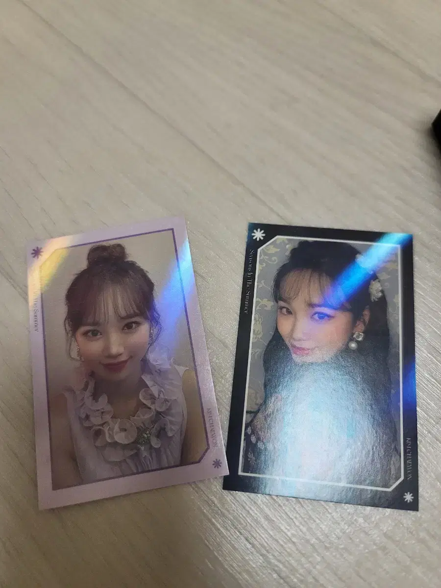 iz*one kim chaewon hologram photocard