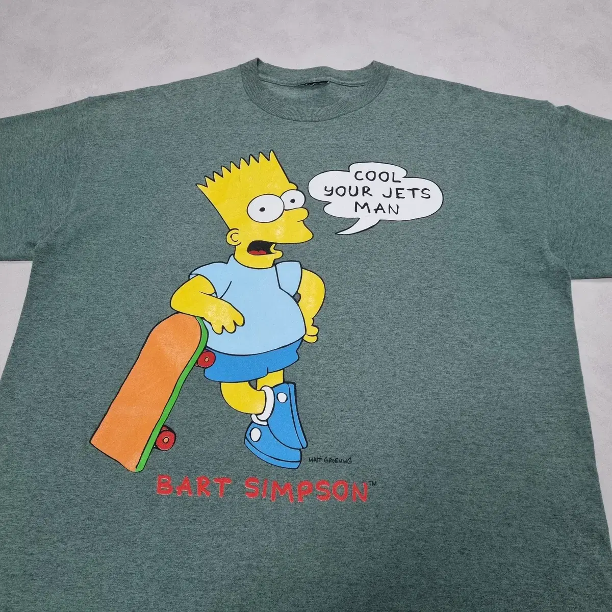 90s 빈티지 심슨 반팔티셔츠 - L~XL