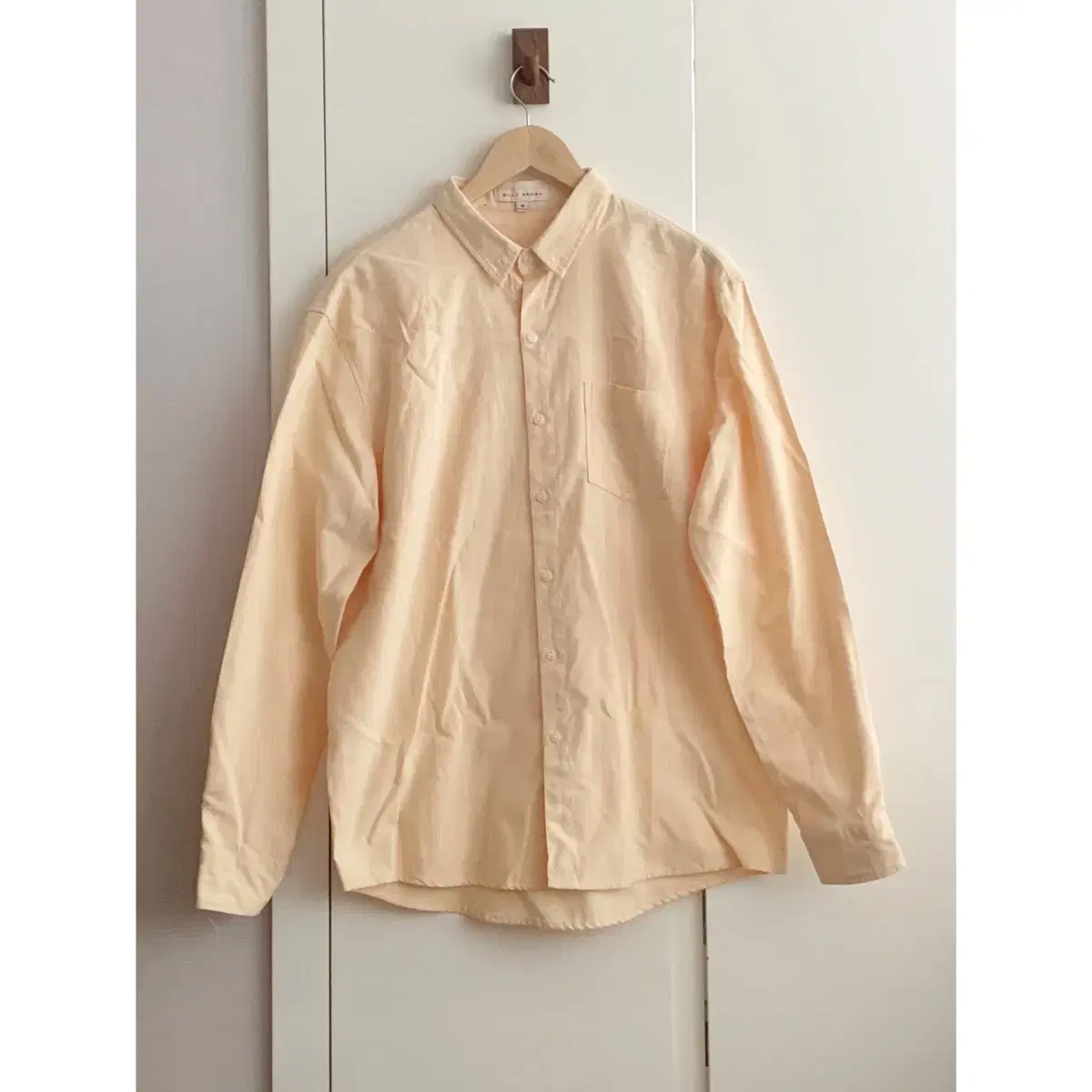 [Vintage] Nude Mori Girl Pastel Yel Cotton Shirt