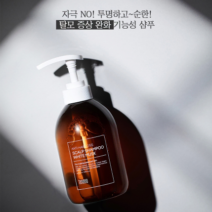 텐제로 안티헤어로스 스칼프 샴푸 화이트 머스크 500ml