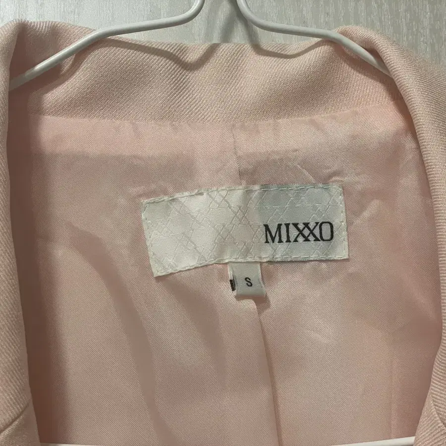 미쏘 mixxo 봄 분홍 핑크 자켓 S