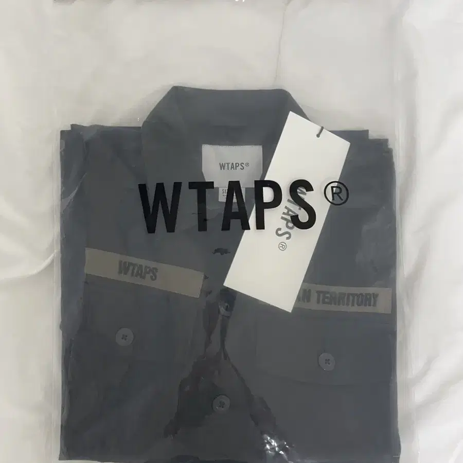 더블탭스 버즈셔츠 블랙 새상품 wtaps