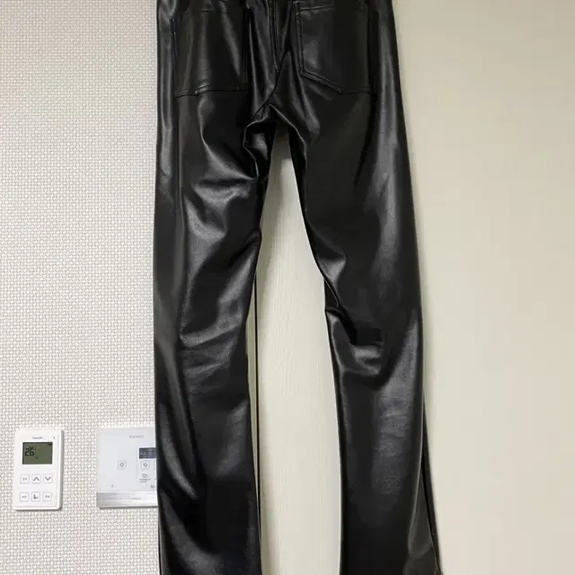 saint archive leather jeans