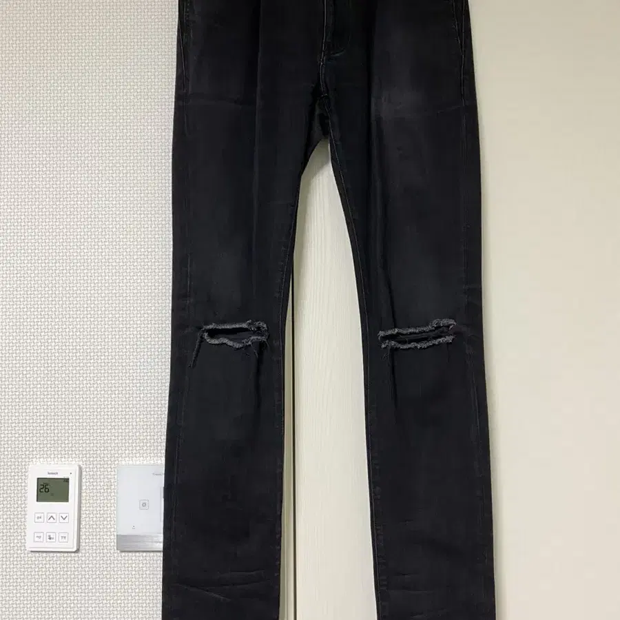 saint laurent cut trousers jeans