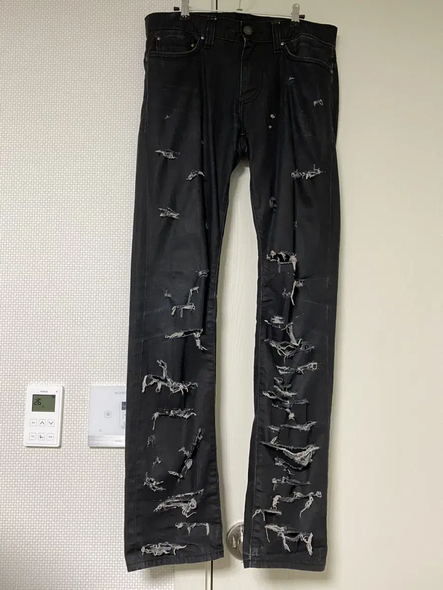 destroyed custom jeans