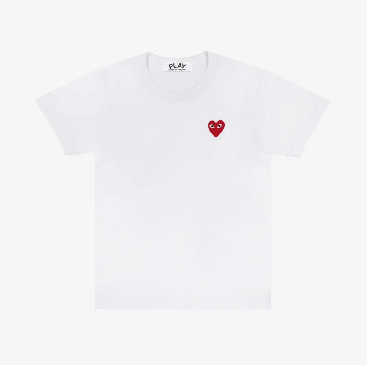 Play Comme des Garçons Song Red Heart T-Shirt White