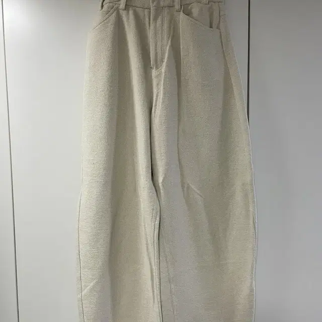 STU Round Line Sweatpants Cream M 사이즈 판매