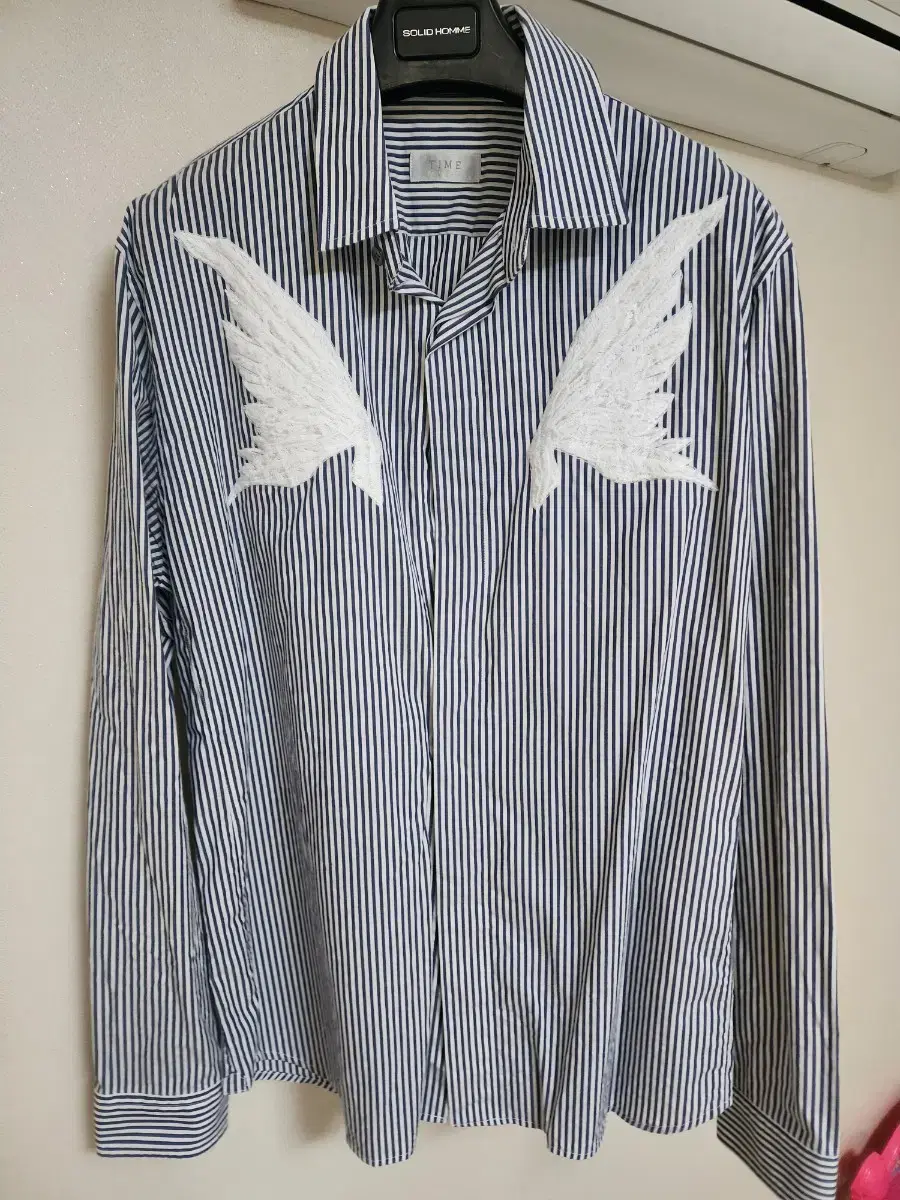 Time Homme Wings Embroidered Shirt 100