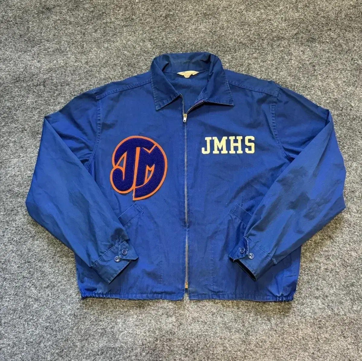 50-60s Champion JMHS Cotton Work Jacket L