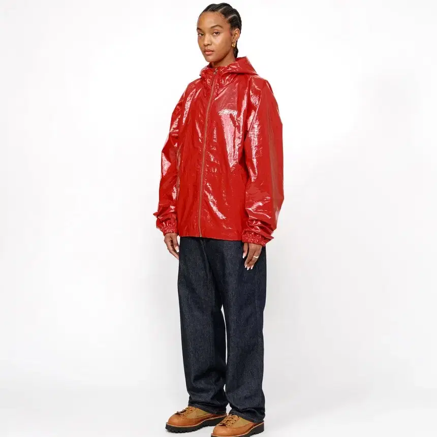 Stussy Beach Shell Coated Ripstop Red