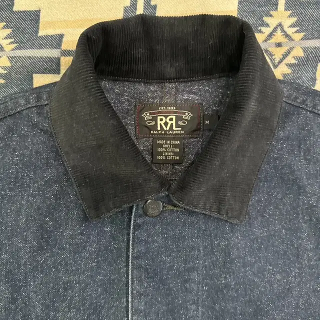 RRL 더블알엘 데님 워크 초어자켓 M