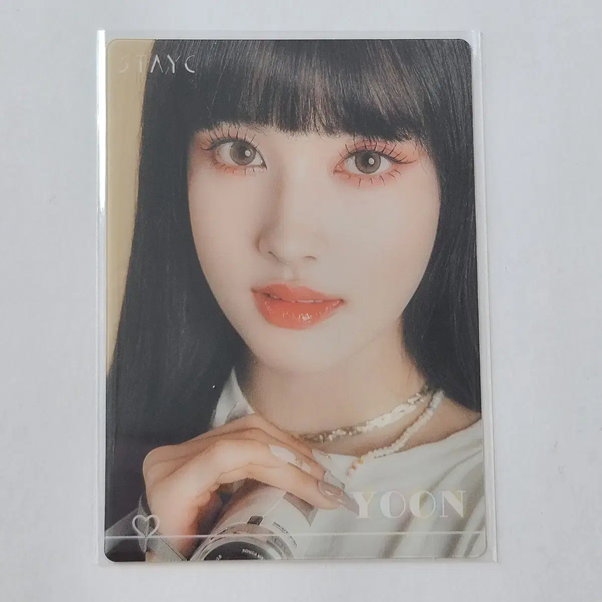 Stayc yoon Japan Debut Commemorative Universal Special Privilege ClearPhotoCard Special PrivilegePhotoCard ld Unreleased Photocard