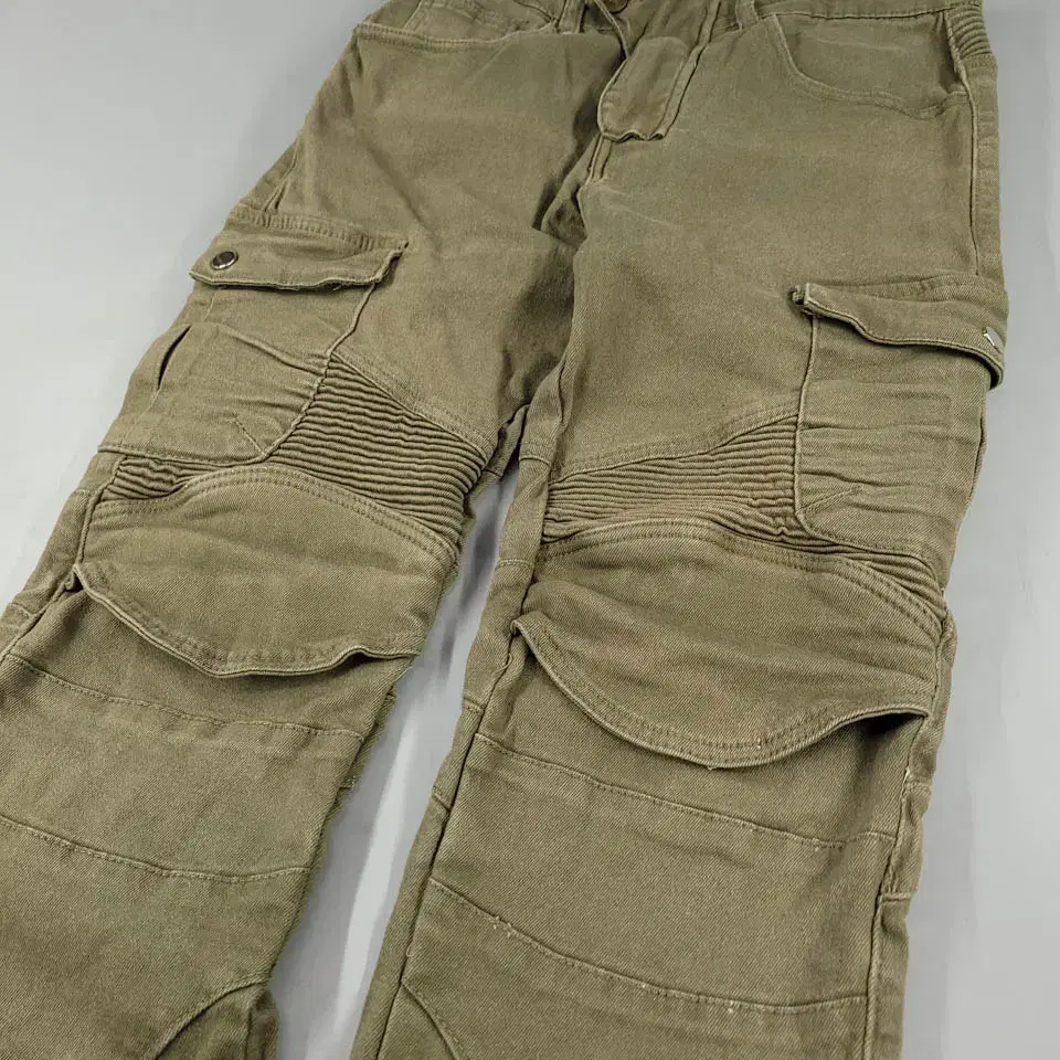 MOTO PANTS 피그먼트 카키 올리브 그린 더블니 레이싱 라이딩 바이