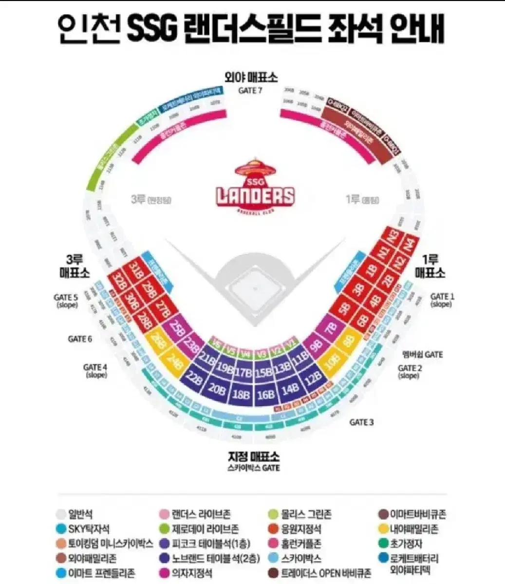 5월5일(일)ssg랜더스 nc다이노스 3루 응원지정석 2연석