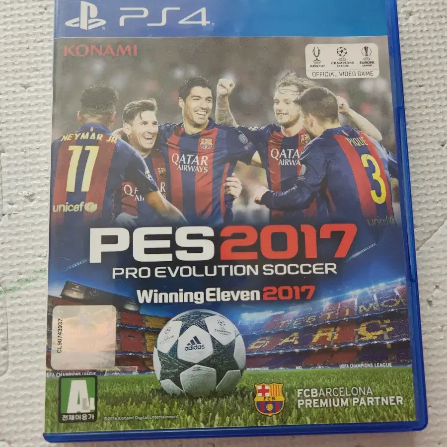 PS4 PES2017 위닝