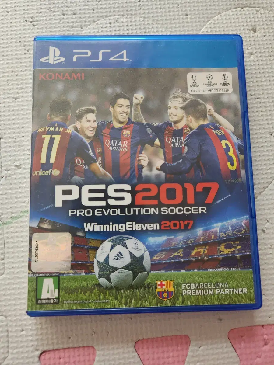 PS4 PES2017 위닝