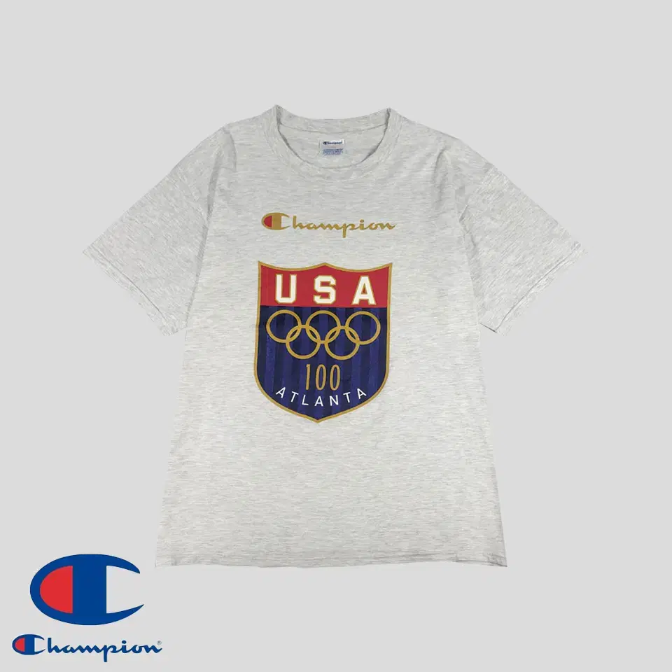 Champion 90s Melange Grey Gold Multicolor Glitter Atlanta Olympics 100