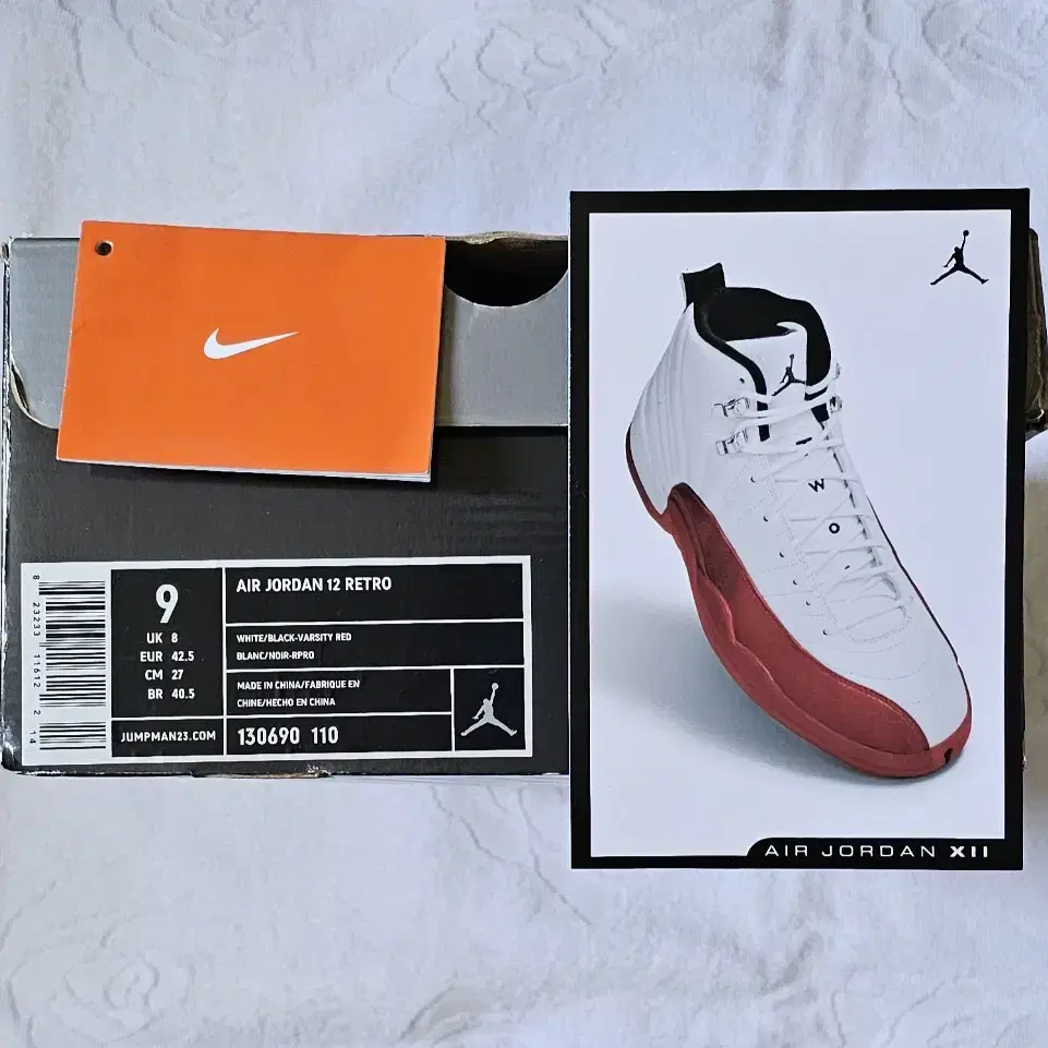 조던12 체리 Jordan 12 Retro Cherry (2009)