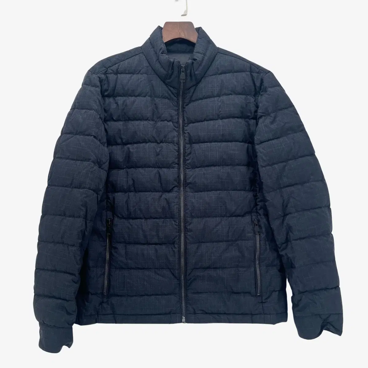 (95) Geotwo Men's Check Goose Padded Jacket