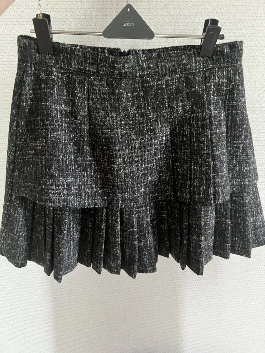 Winter pleated skirt