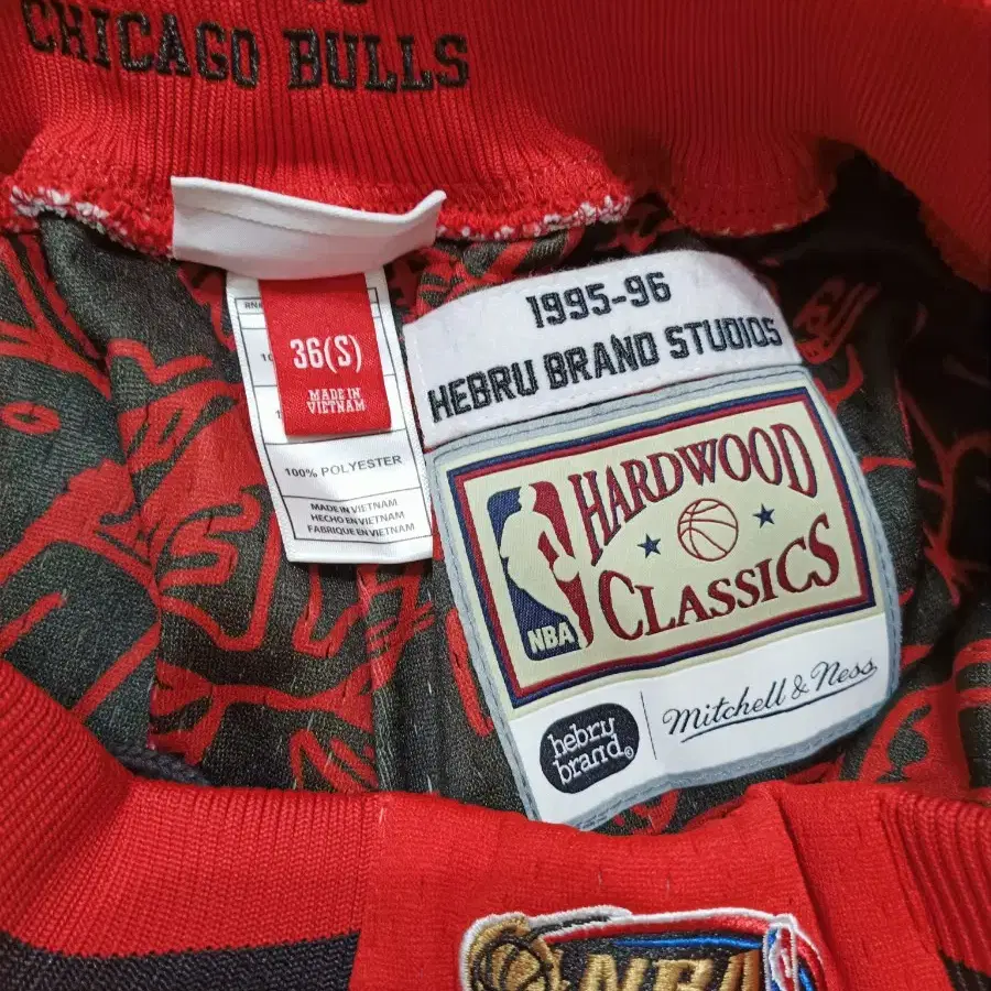 Chicago bulls Hebru 시카고 불스 36 S 농구 반바지