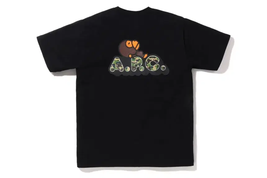 아페쎄 APC x 베이프 BAPE 콜라보 반팔