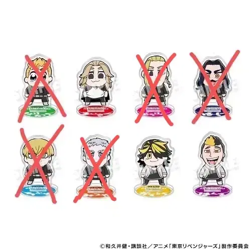 Tokyo Revengers Toriben Bukubu Mini acrylic stand Sells