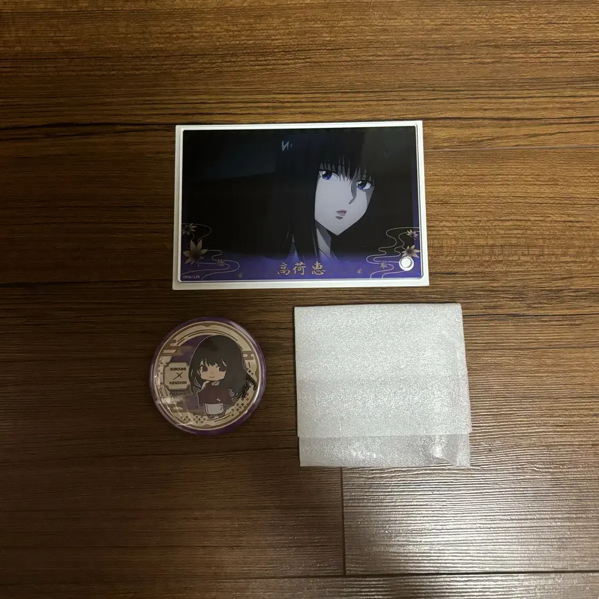 Wind Sword Megumi Takani acrylic Plate Can Badge Goods in Bulk