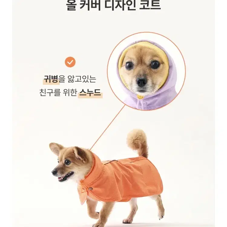 강아지 우비 바람막이 아르르 올웨더코트