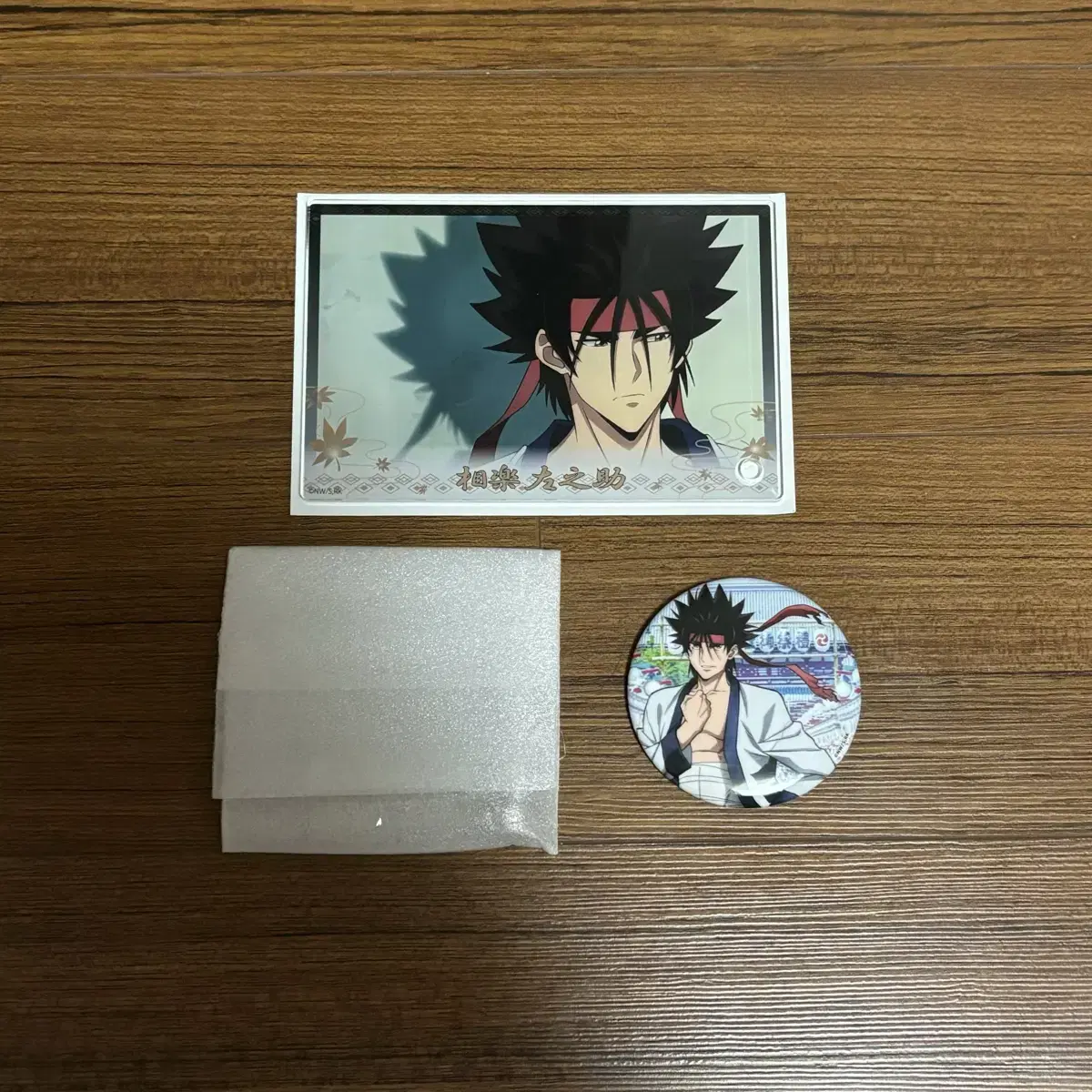 Wind Swordsman Sagara Sanosuke acrylic Plate Canbadge Goods in Bulk