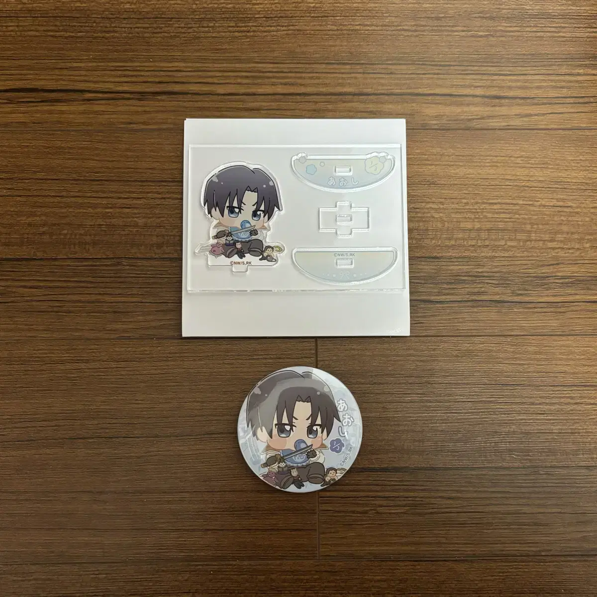 Sword of the Wind Shinomori Aoshibabukyara acrylic stand Merchandise