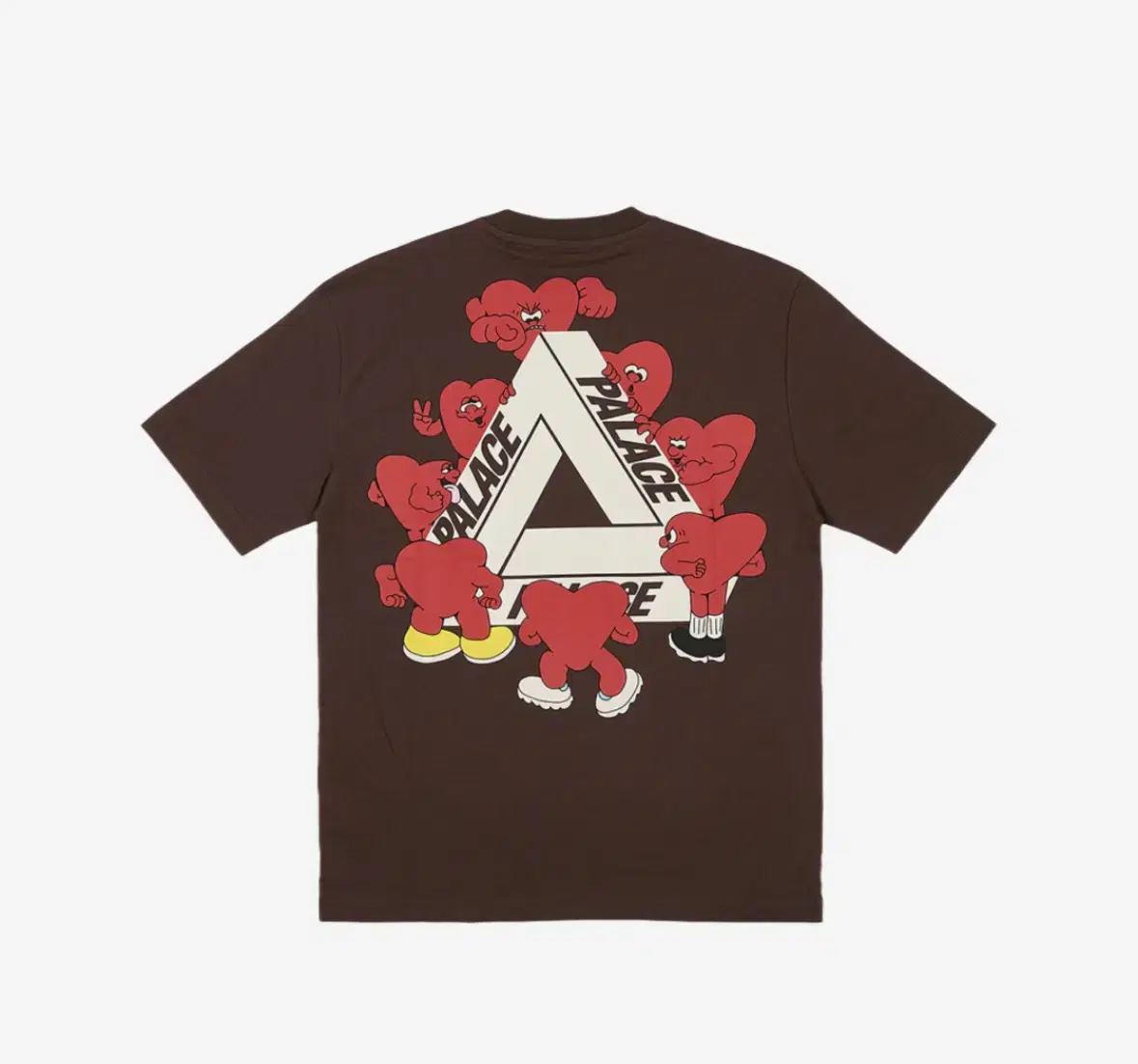 [New Arrivals] Pallas Triheart T-Shirt Nice Brown 24ss (2XL)