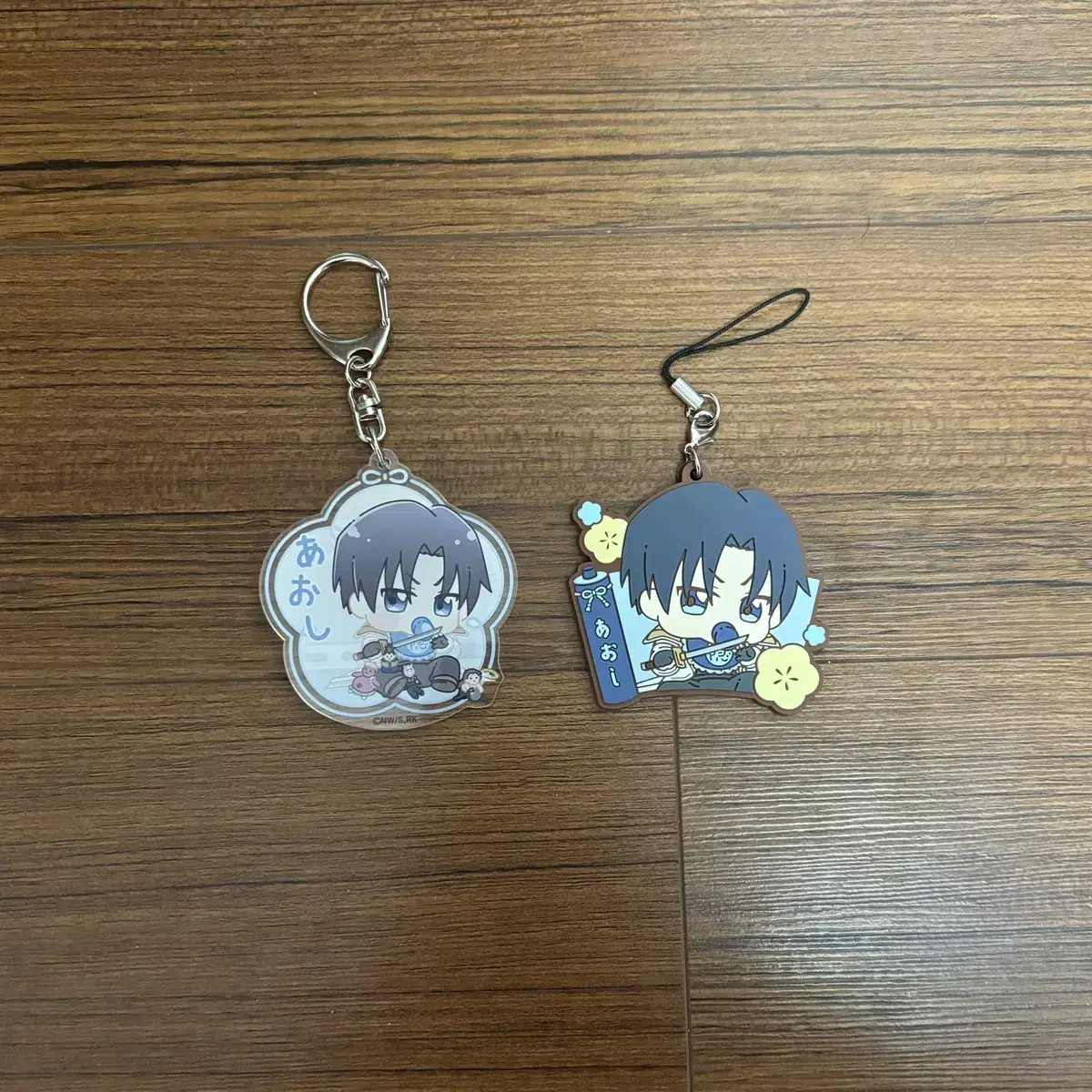 Sword of the Wind Shinomori Aoshibabukyara Rubber Strap Goods