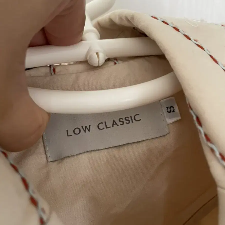 로우클래식lowclassic 베이지 17ss 100%순면 자켓셋업