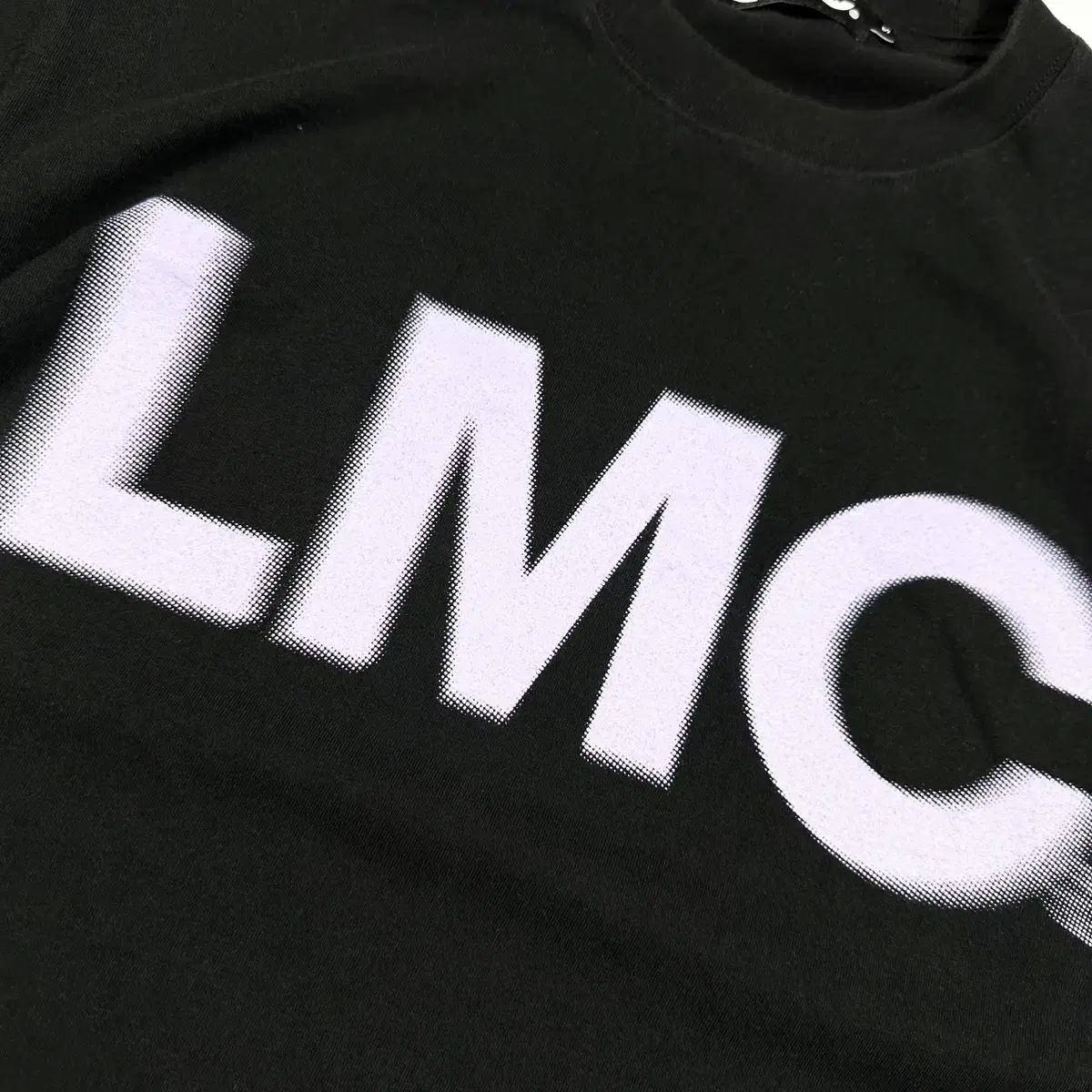 (실측M) LMC 엘엠씨 빅로고 베이직 반팔티 블랙