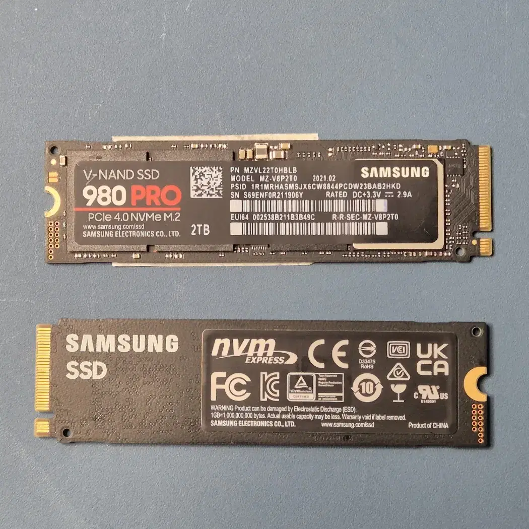 삼성 NVME 2TB 2테라 M.2  980 PRO