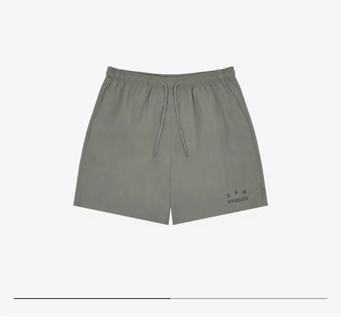 iapp studio woven shorts gray vahn