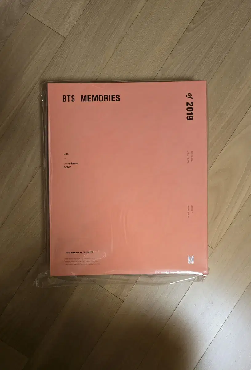 BTS 2019 메모리즈DVD /포카 없음