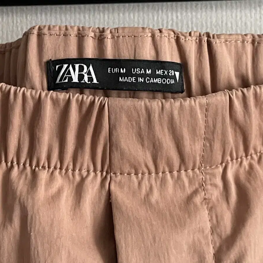 [ZARA] 카고조거팬츠 28(M) 코랄