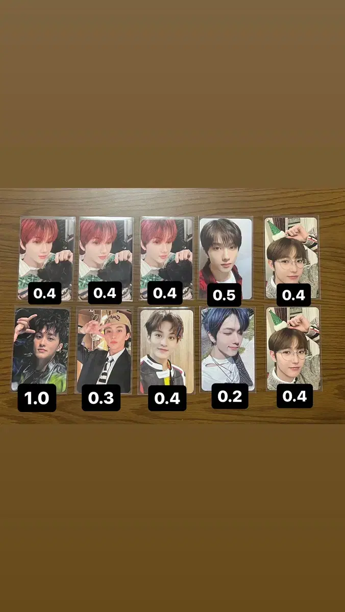 NCT photocard sell (Jisung renjun mark) ISTJ ld Pink Christmas