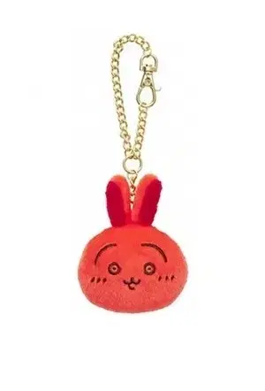 Red Usagi Okao keyring Red Usagi Face Keyring