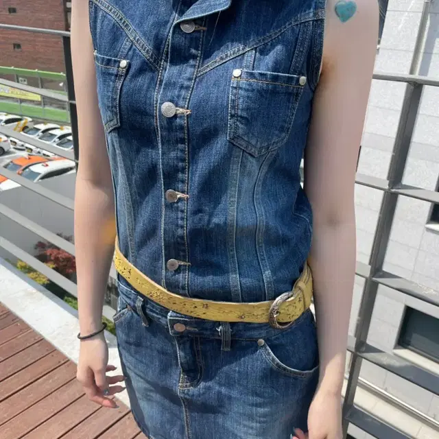 Vintage denim onepiece