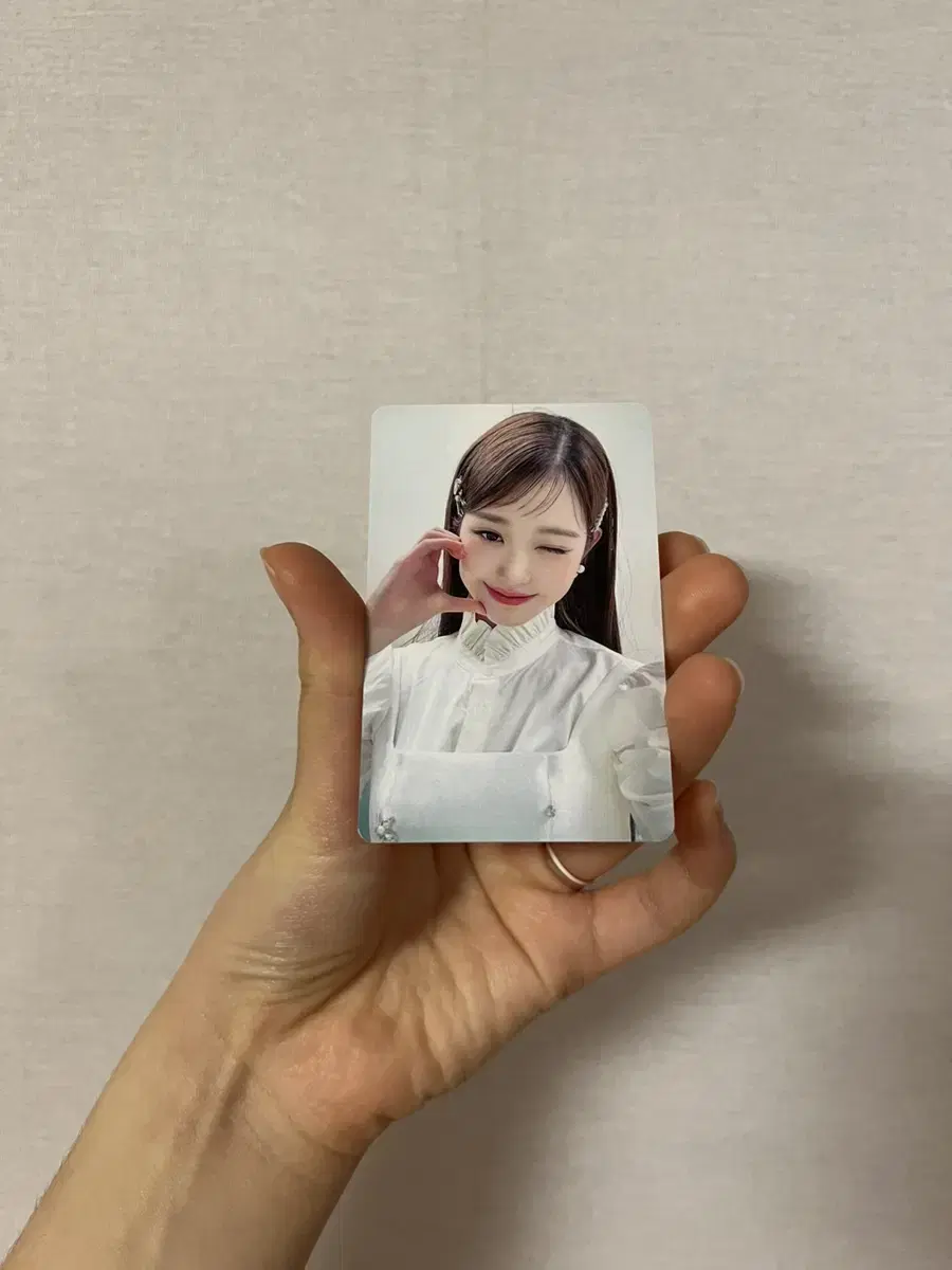 번장 최저가)급처)ive eleven jang wonyoung 배웅회 photocard