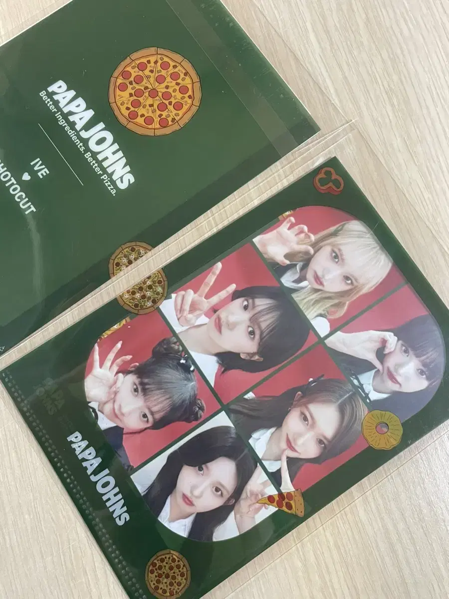 Ive Papa John's 3rd Necut photocard photocard (unsealed)