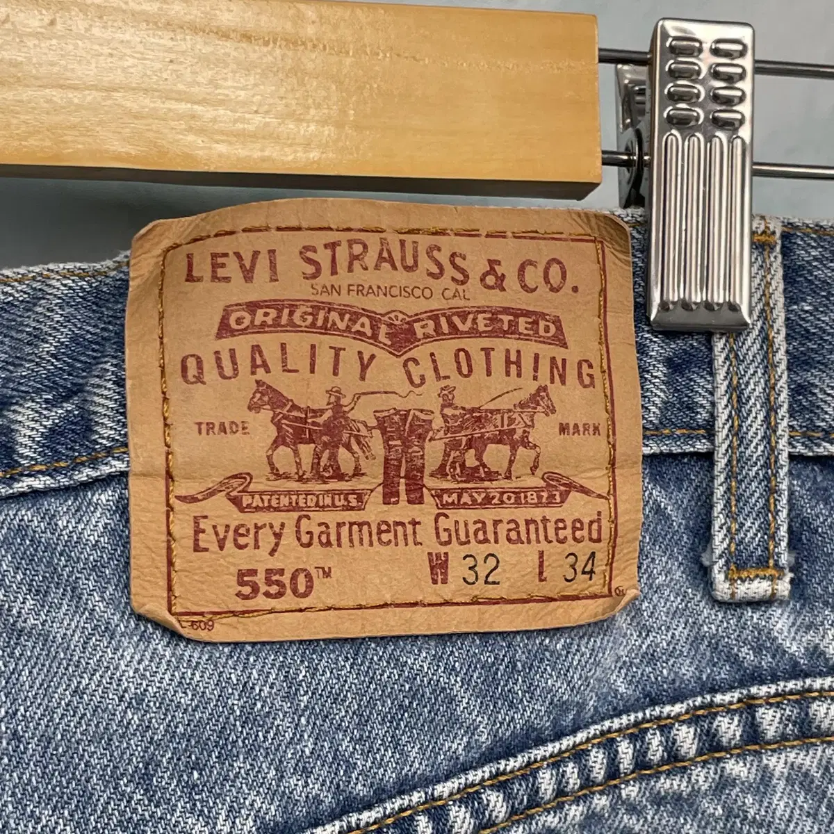 [30] LEVIS 90S 리바이스 550 데님팬츠 연청바지